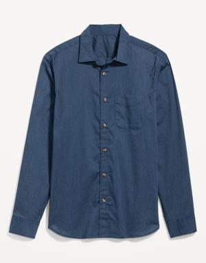 Old Navy Slim Fit Built-In Flex Everyday Shirt blue