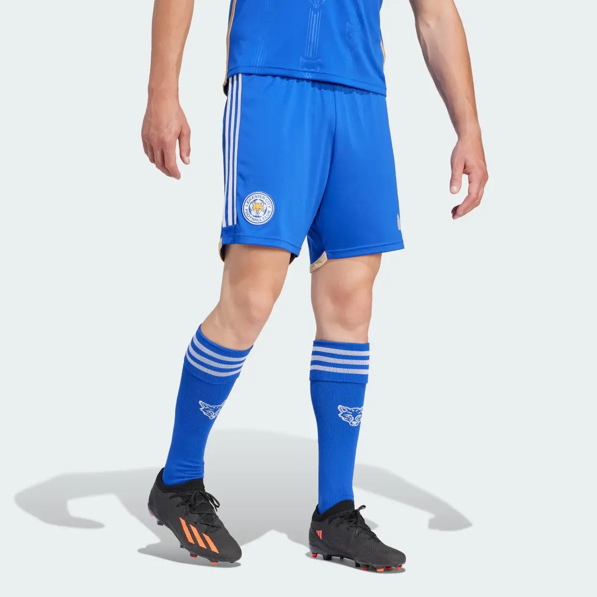 Adidas Leicester City 23/24 Heimshorts. 1