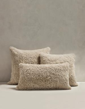 Heritage Shearling Pillow white