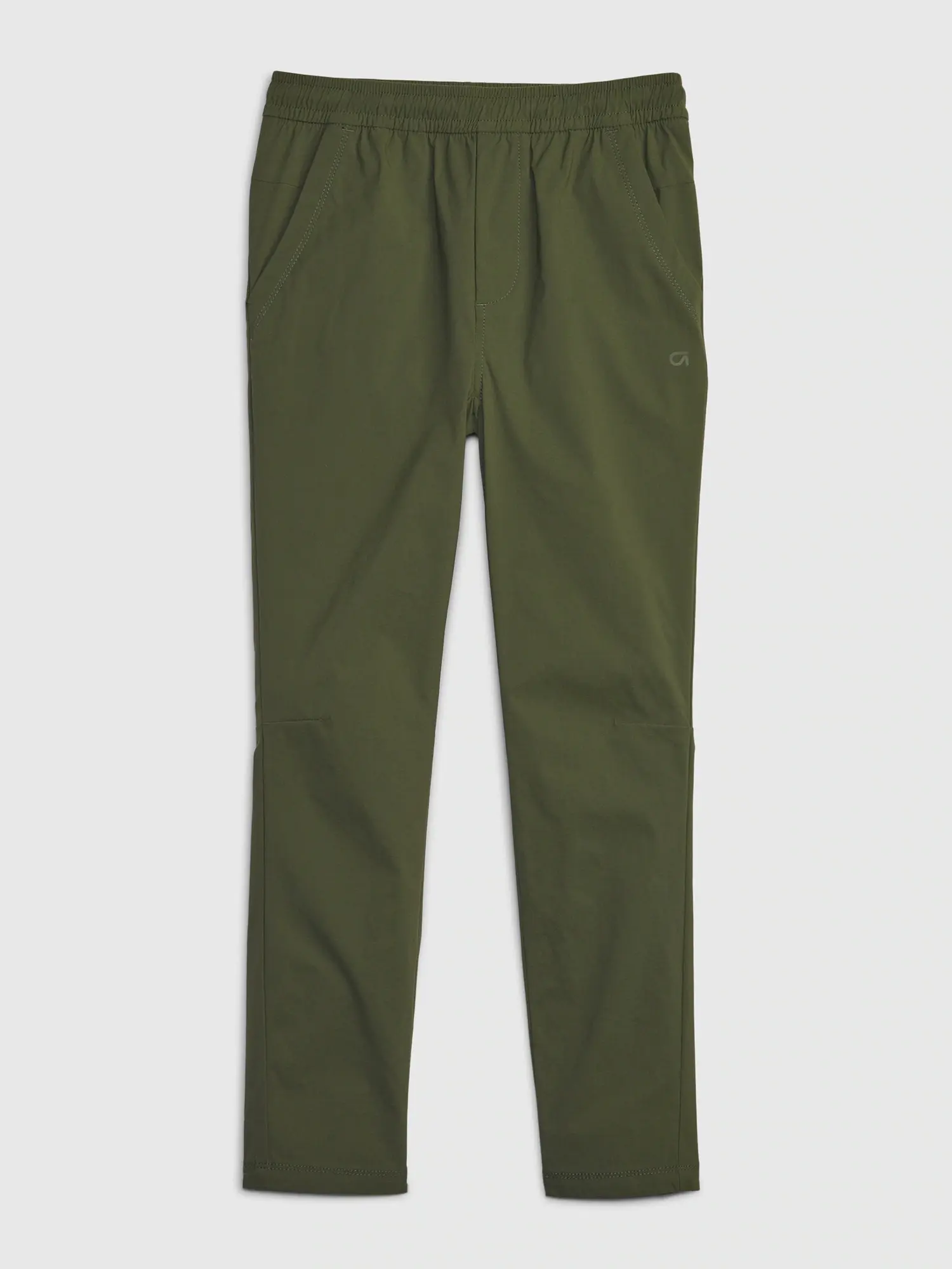 Gap Kids Recycled Hybrid Pull-On Pants green. 1