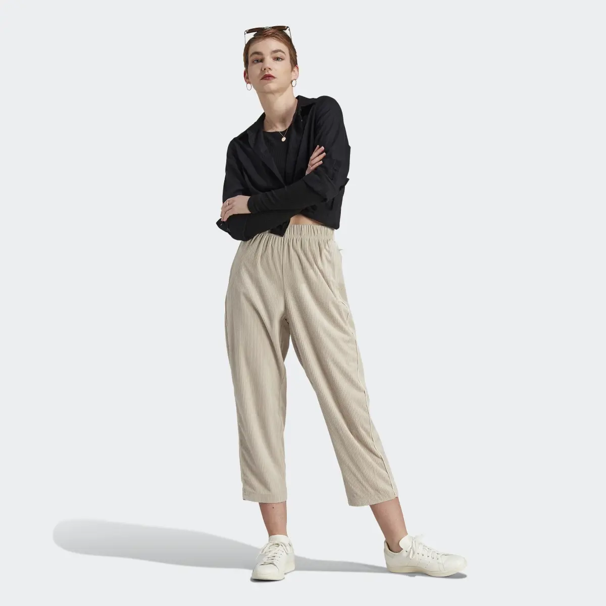 Adidas Open Hem Corduroy Pants. 3