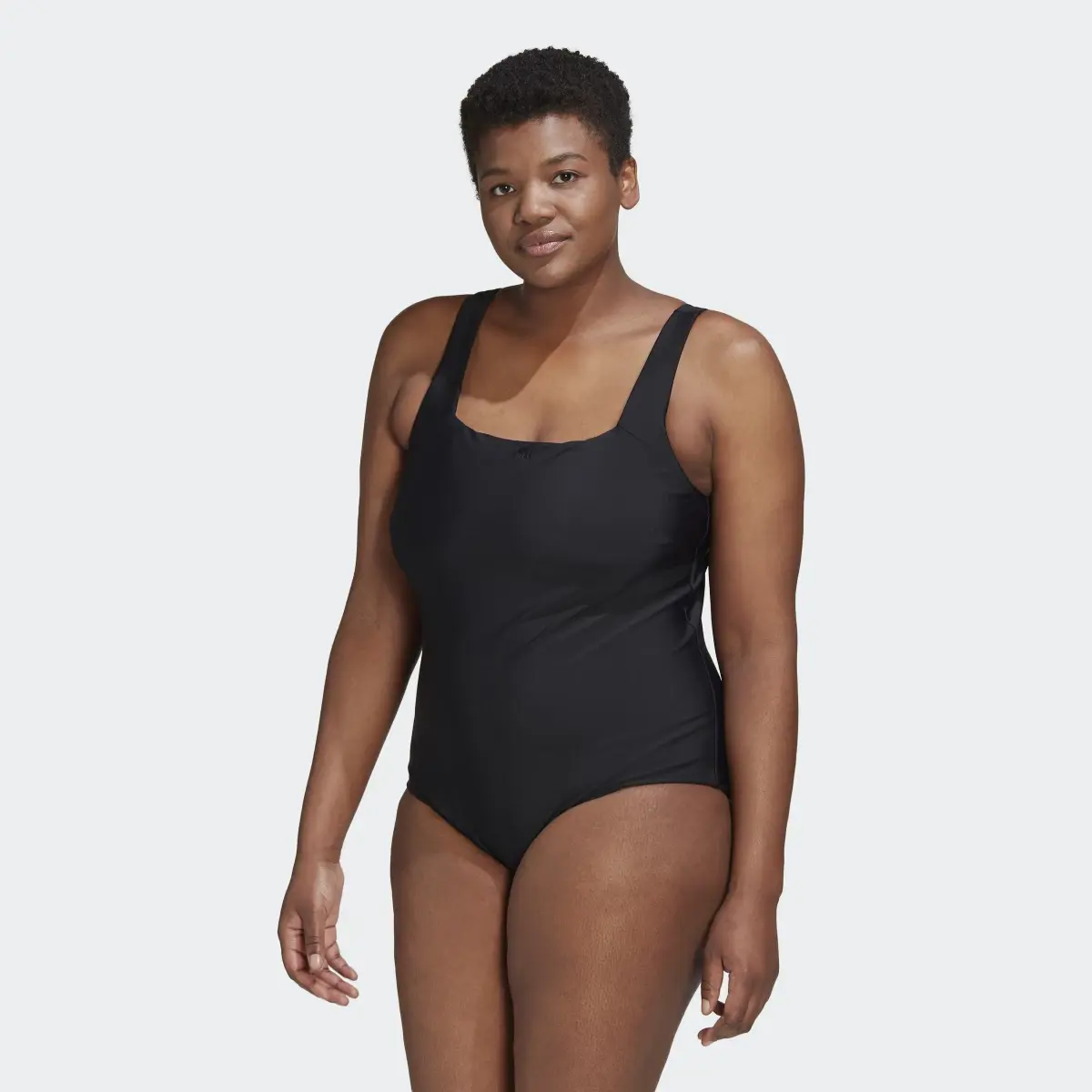 Adidas Iconisea Swimsuit (Plus Size). 2