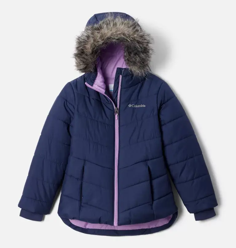 Columbia Girls' Katelyn Crest™ II Hooded Insulated Jacket. 1