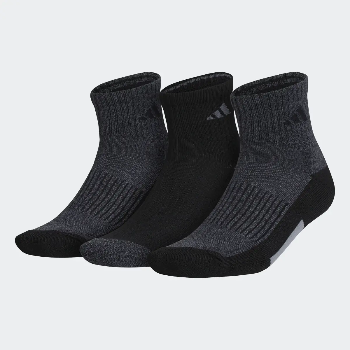 Adidas Cushioned X Quarter Socks 3 Pairs. 2