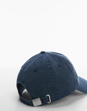 Embroidered message cap