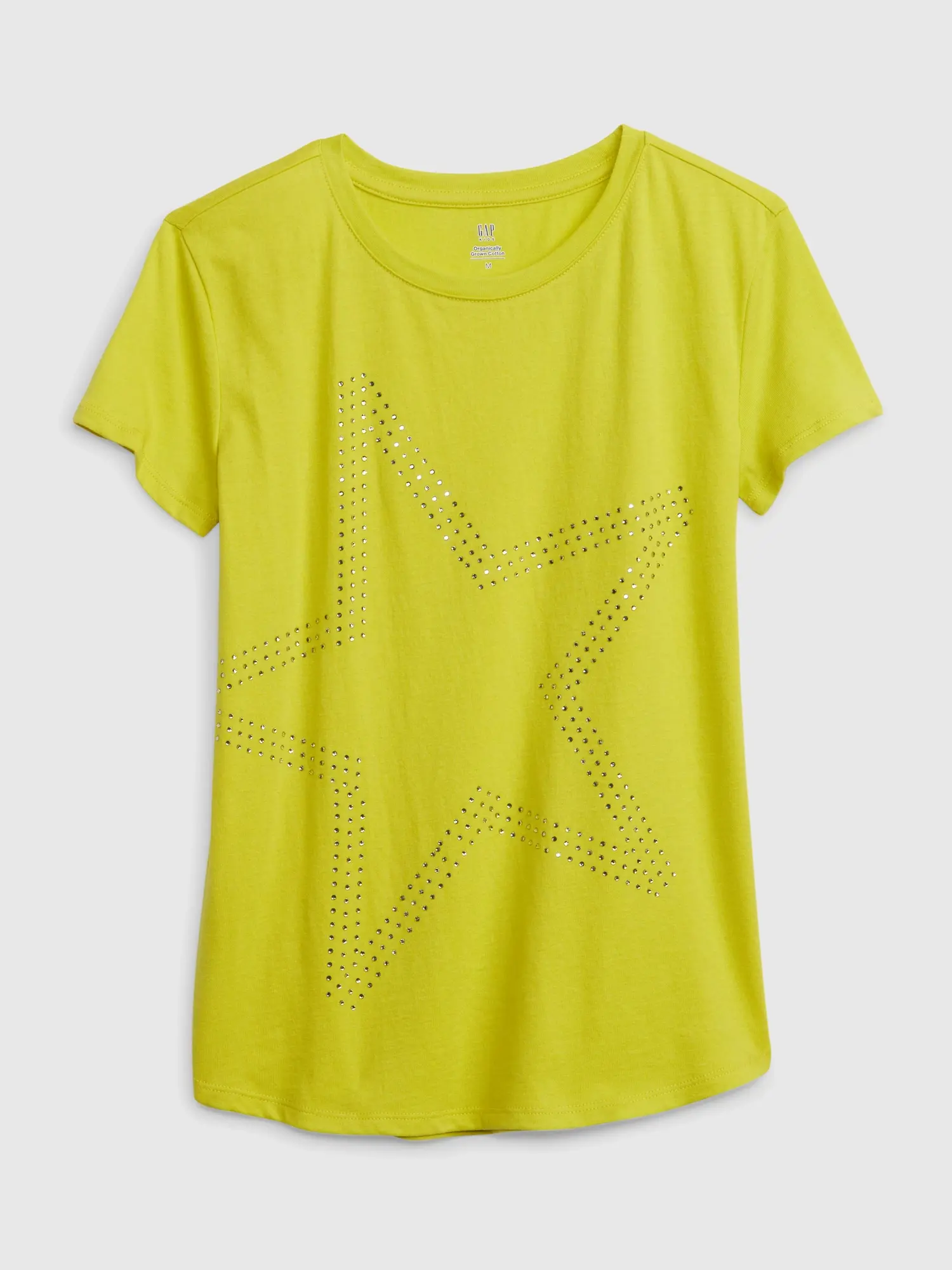 Gap Kids Organic Cotton Interactive Graphic T-Shirt yellow. 1