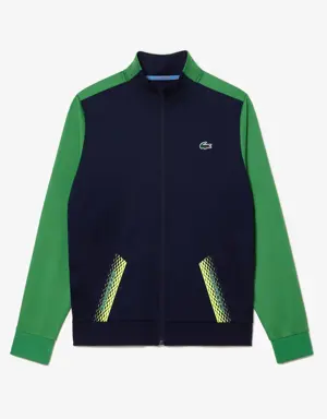 Men’s Lacoste Tennis Zipped Ripstop Sweatshirt