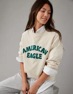 American Eagle Funday Graphic Sweatshirt. 1