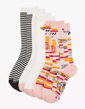 NYC Icons 3 Pack Boxed Crew Socks