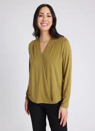 Kit And Ace At Ease Long Sleeve Blouse. 1