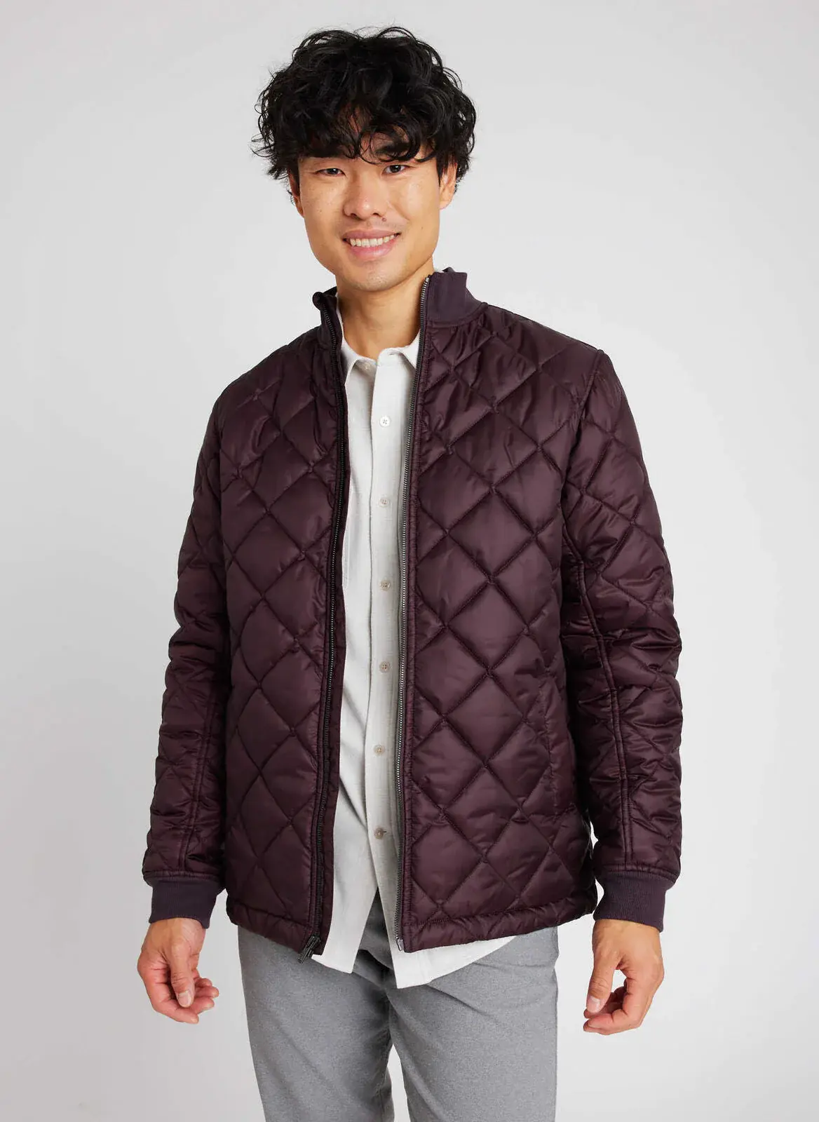 Kit And Ace Every Day Diamond Quilted Jacket. 1