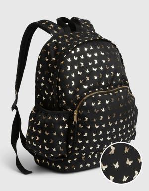 Kids Recycled Backpack black