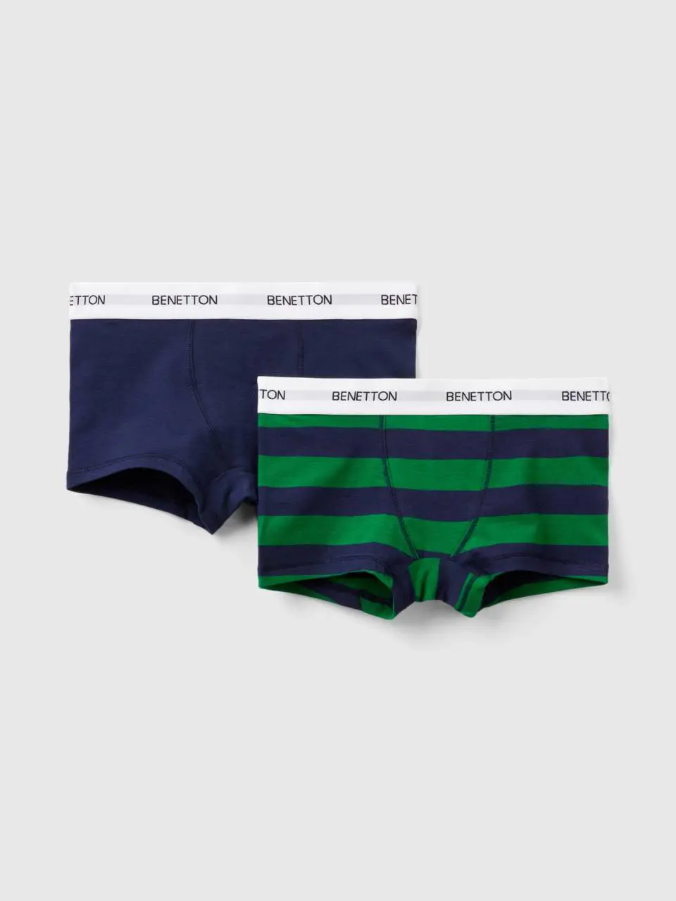 Benetton two boxers in stretch cotton. 1