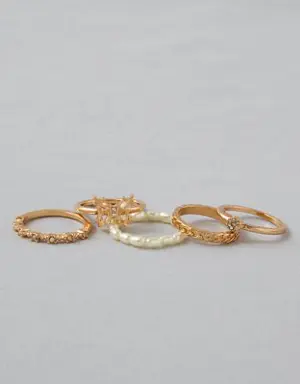 Butterfly Ring 5-Pack