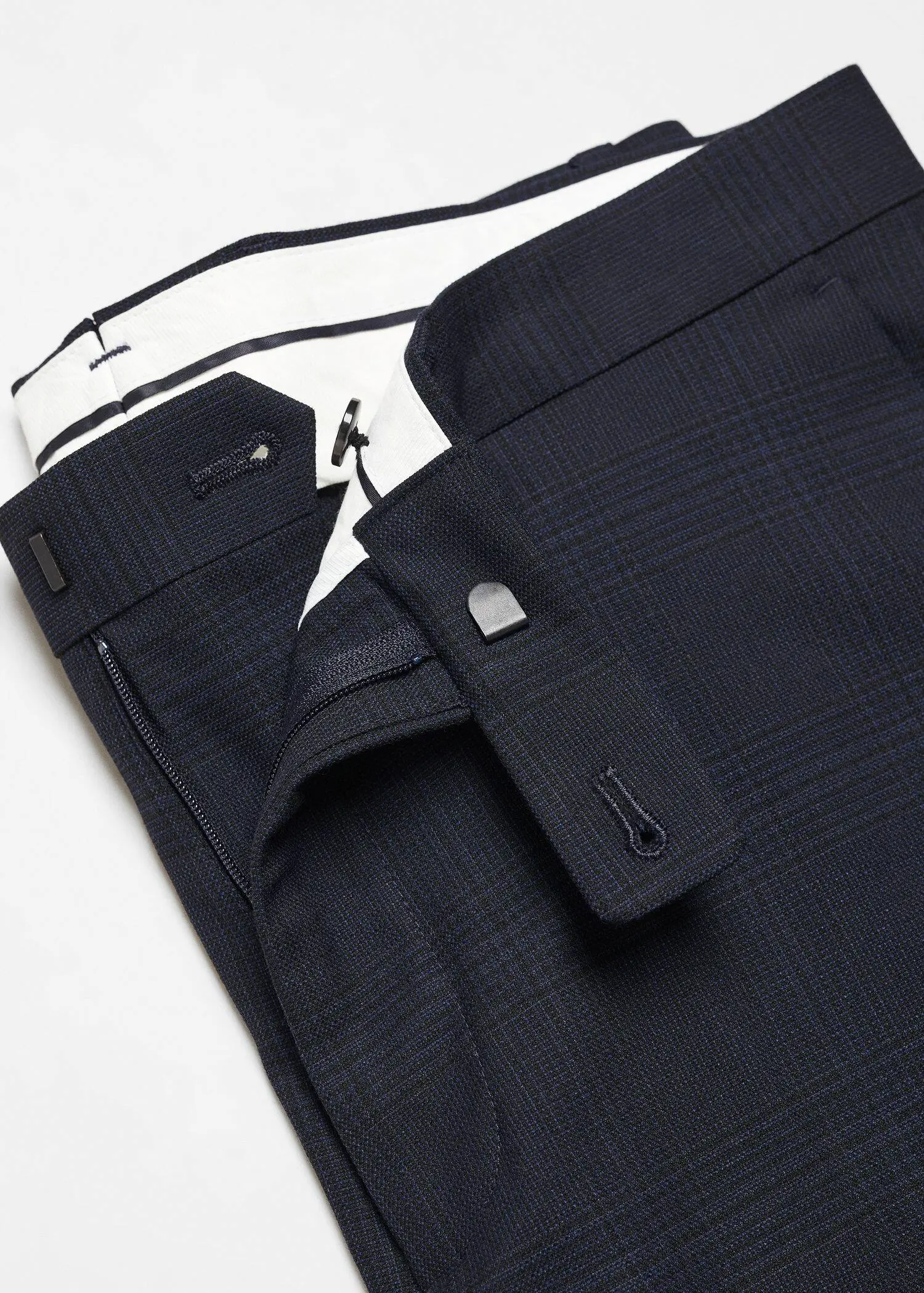 Mango Stretch fabric super slim-fit suit trousers. 2