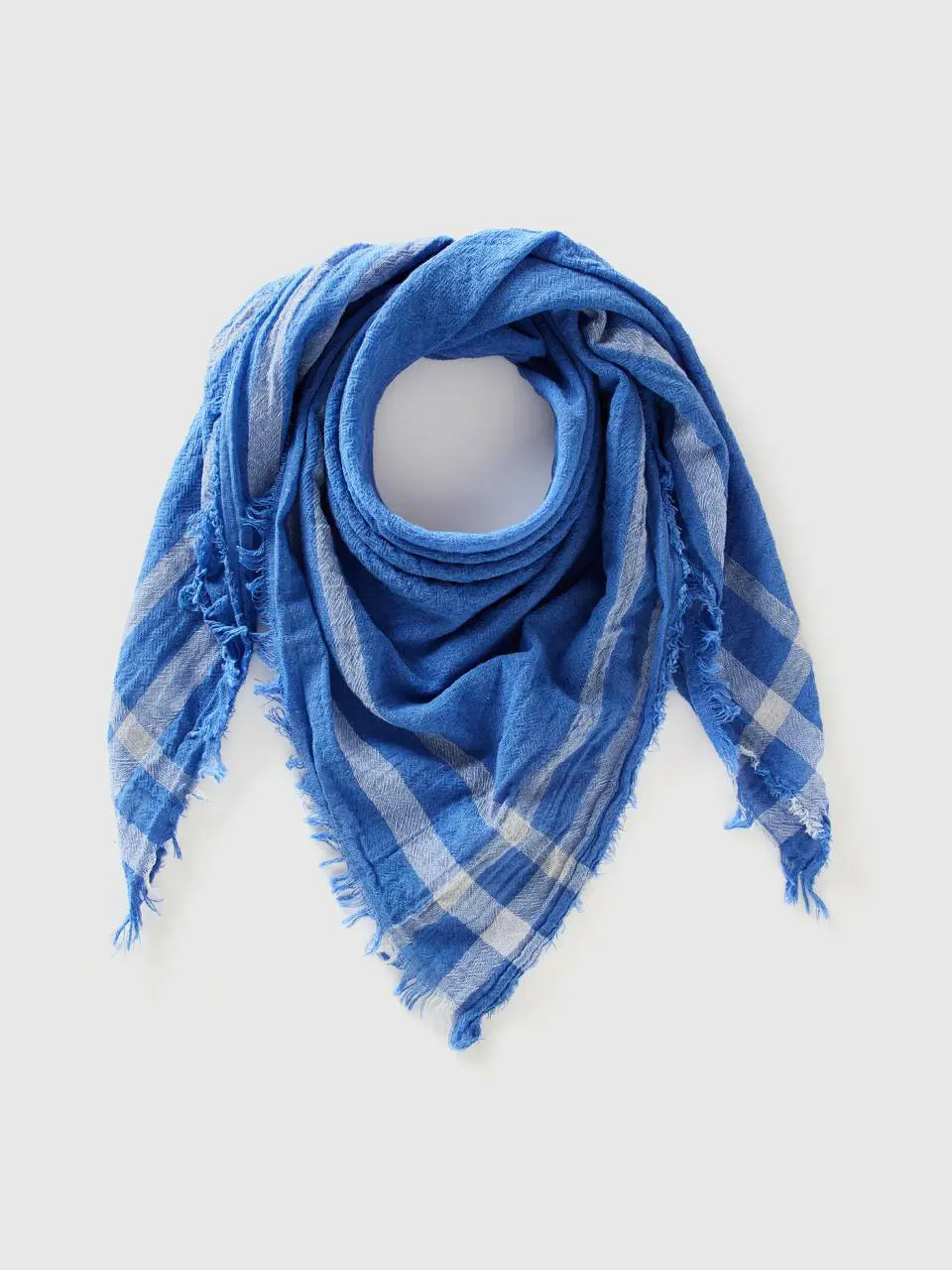 Benetton scarf in recycled cotton blend. 1