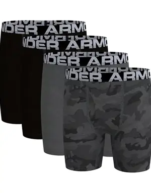 Boys' UA Cotton Boxerjock® Camo 4-Pack