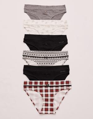 6-Pack Cotton Bikini Panty