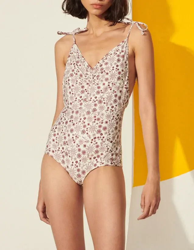 Sandro One-piece printed swimsuit Login to add to Wish list. 2