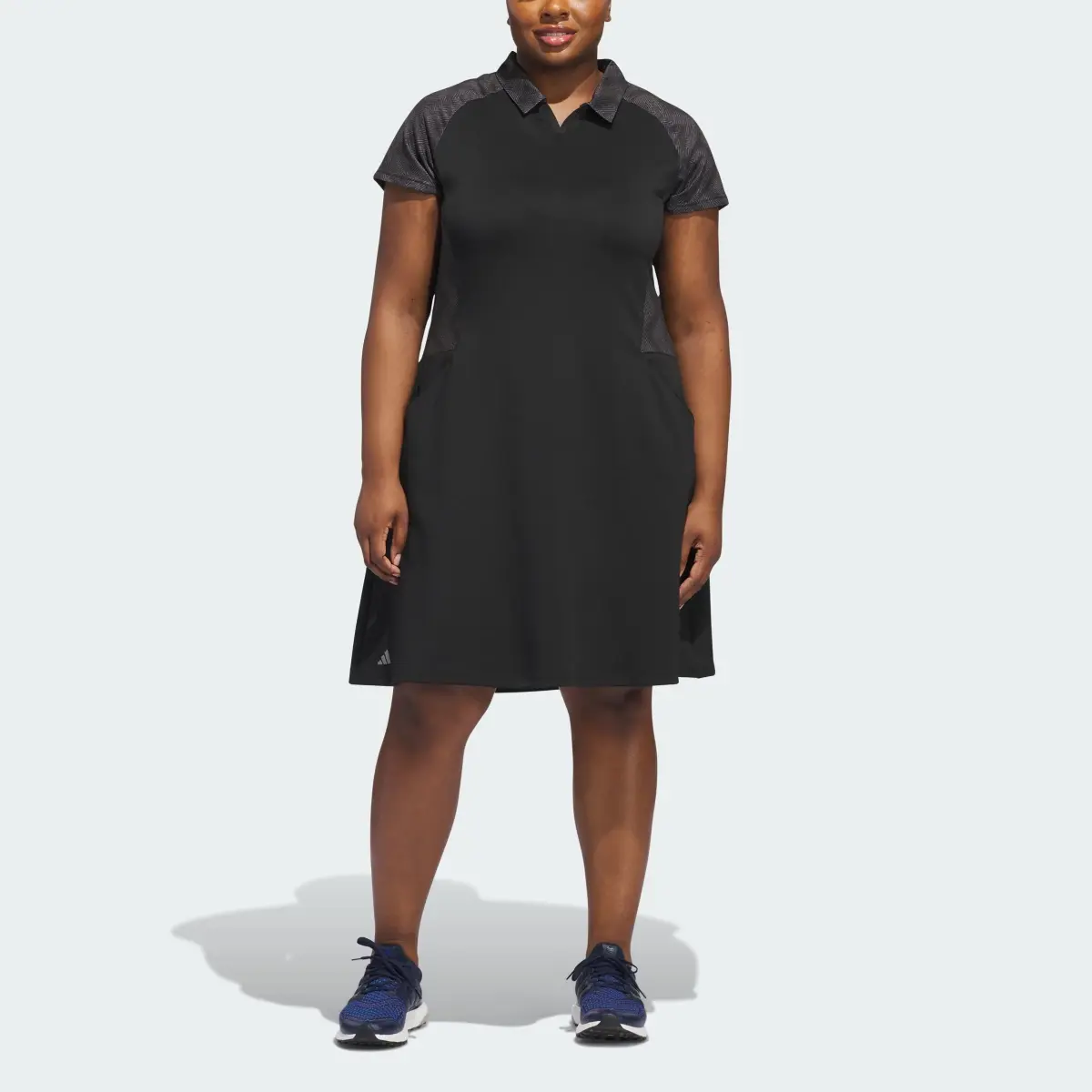 Adidas Ultimate365 Short Sleeve Dress (Plus Size). 1