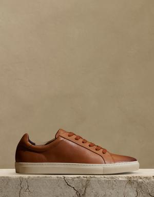 Banana Republic Nicklas Leather Sneaker brown