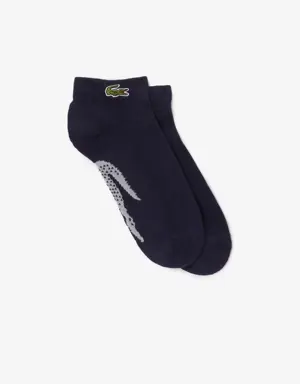 Lacoste Unisex SPORT Stretch Cotton Low-Cut Socks