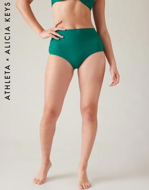 Athleta Keys Daybreak Bikini Bottom green