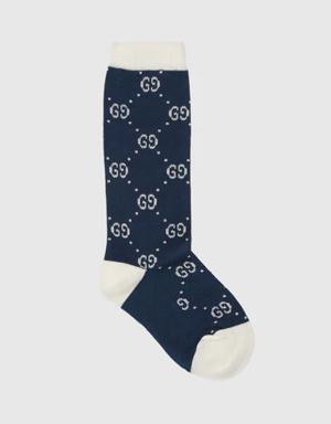 Children's cotton GG socks