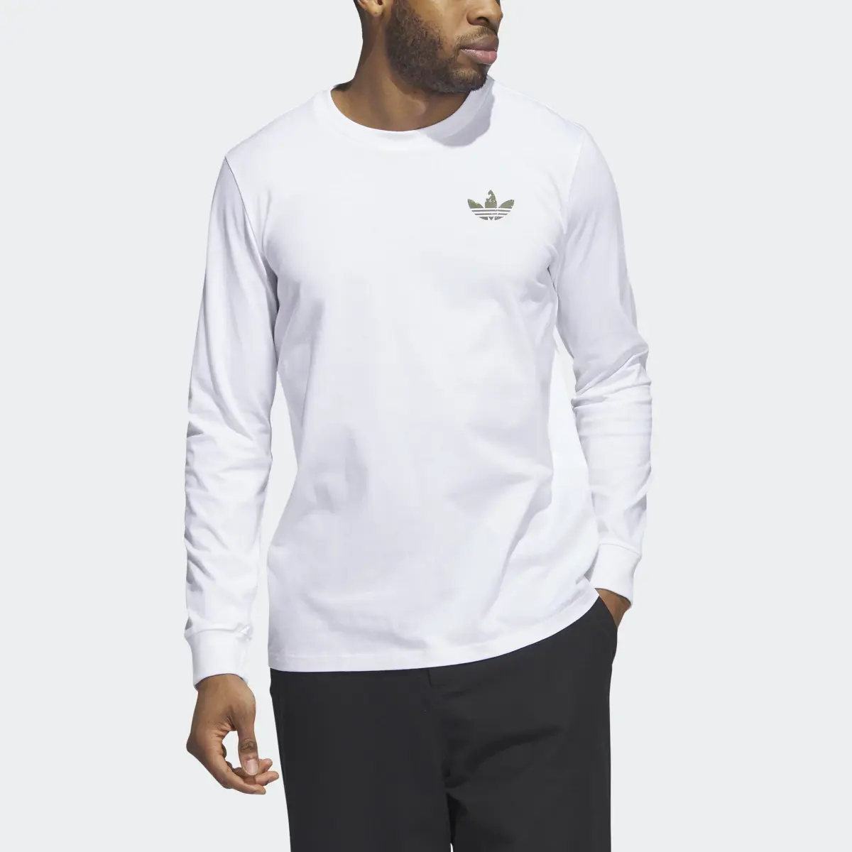 Adidas 4.0 Logo Long Sleeve Tee. 1