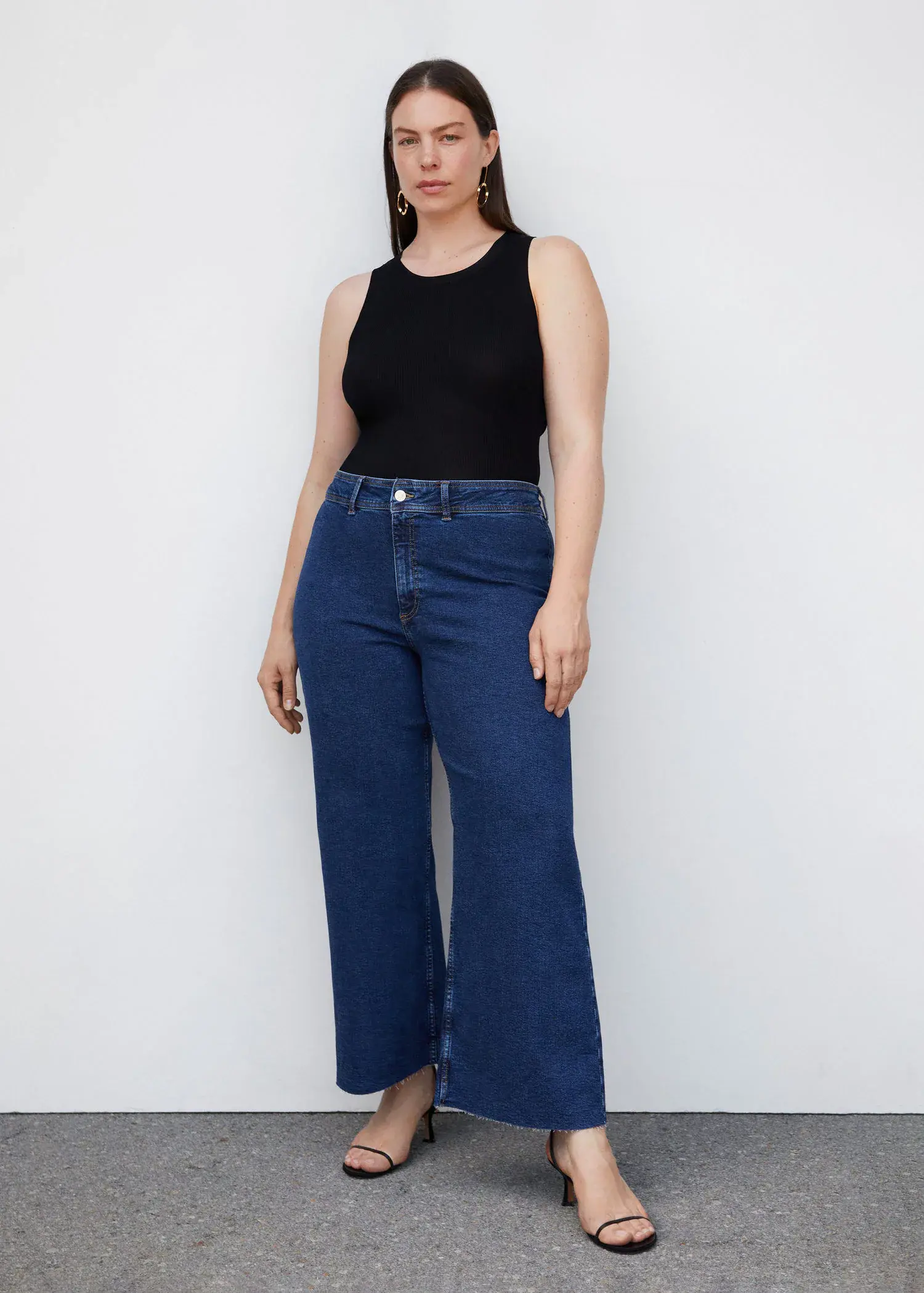 Mango Jeans culotte high waist. 1