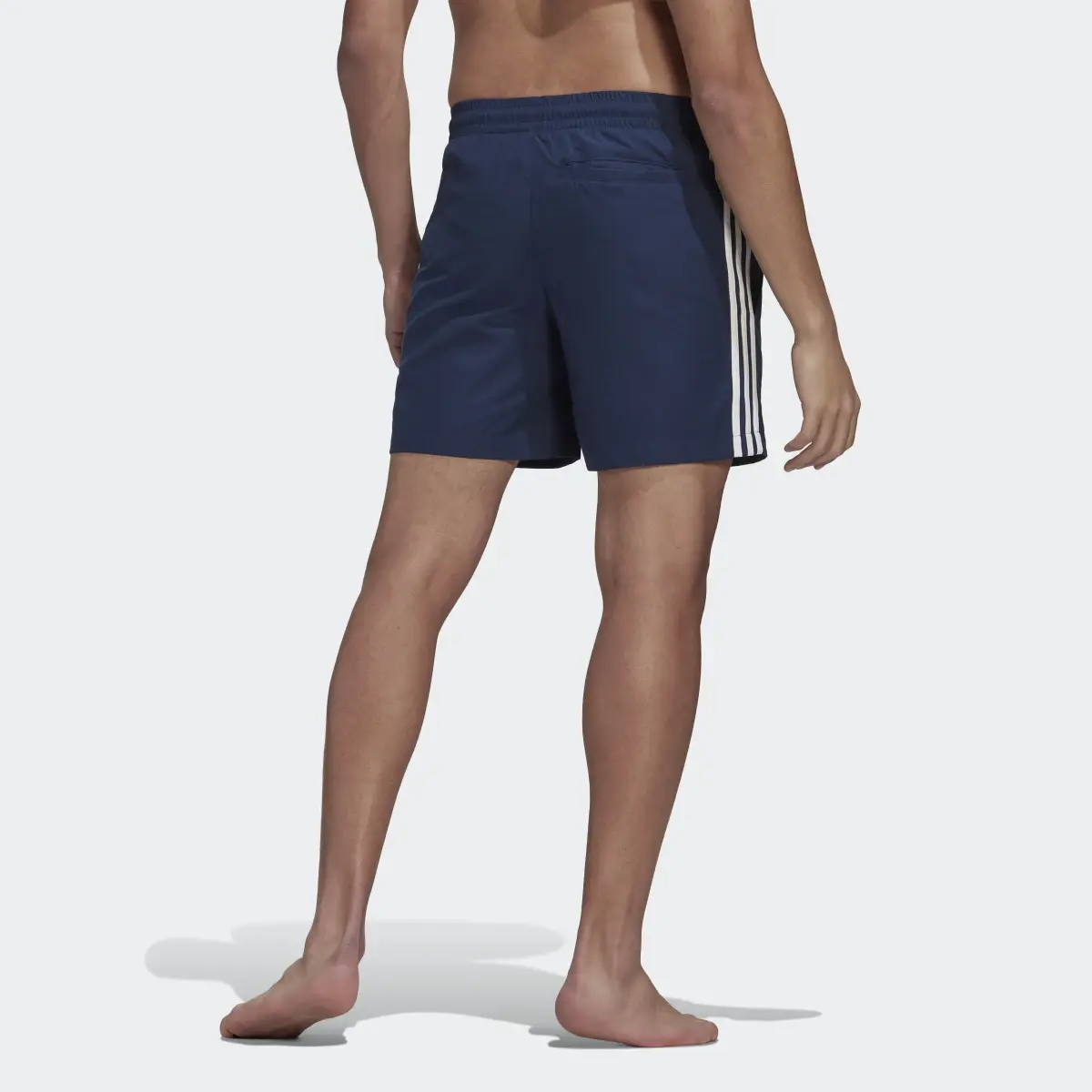 Adidas Adicolor Classics 3-Stripes Swim Shorts. 2