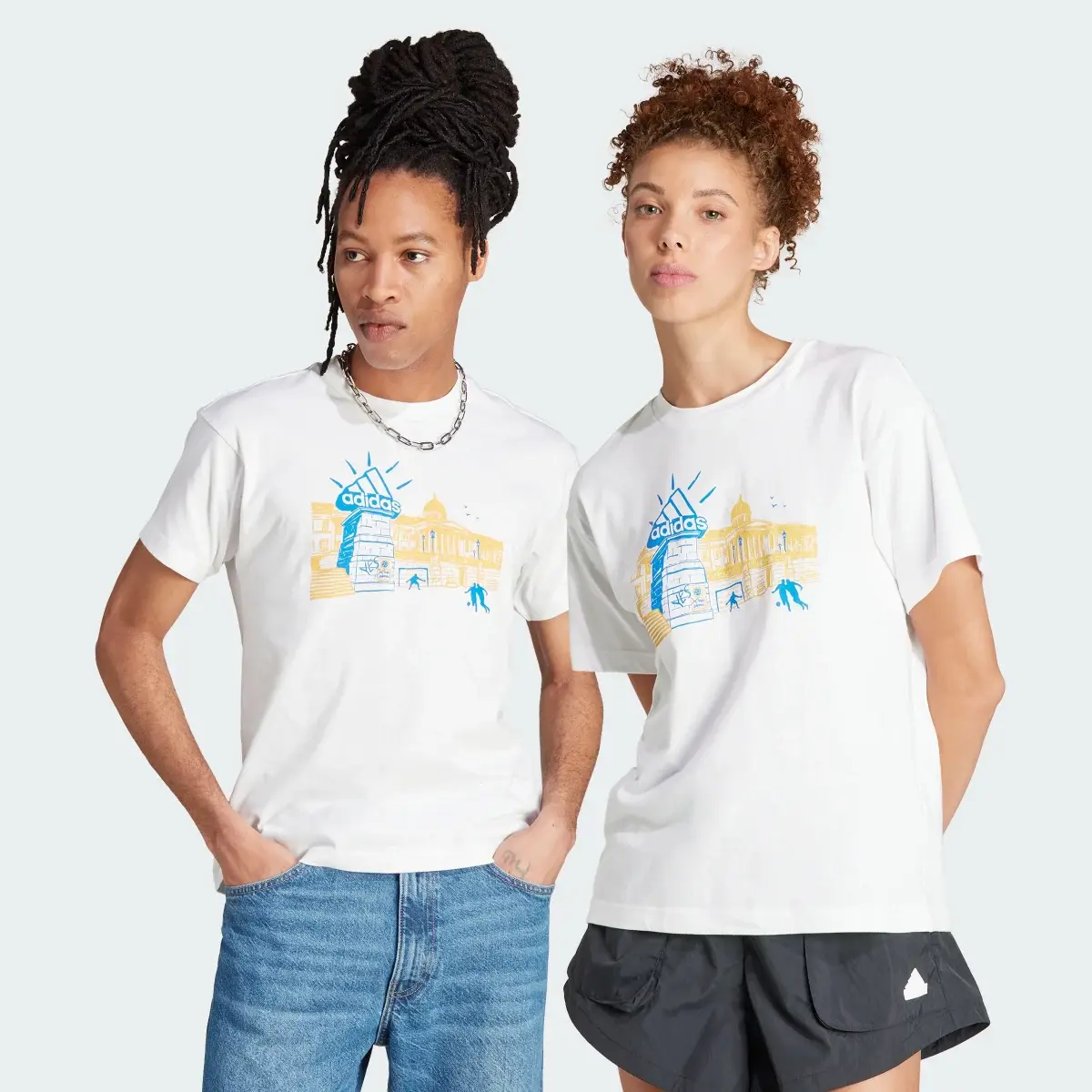 Adidas Graphic T-Shirt (Gender Neutral). 1