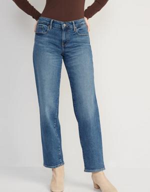 Low-Rise OG Loose Jeans for Women blue