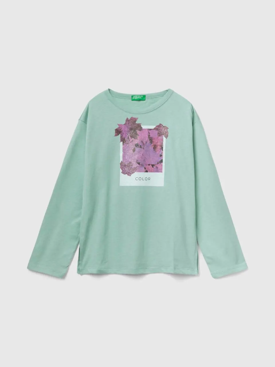 Benetton t-shirt with photographic print. 1