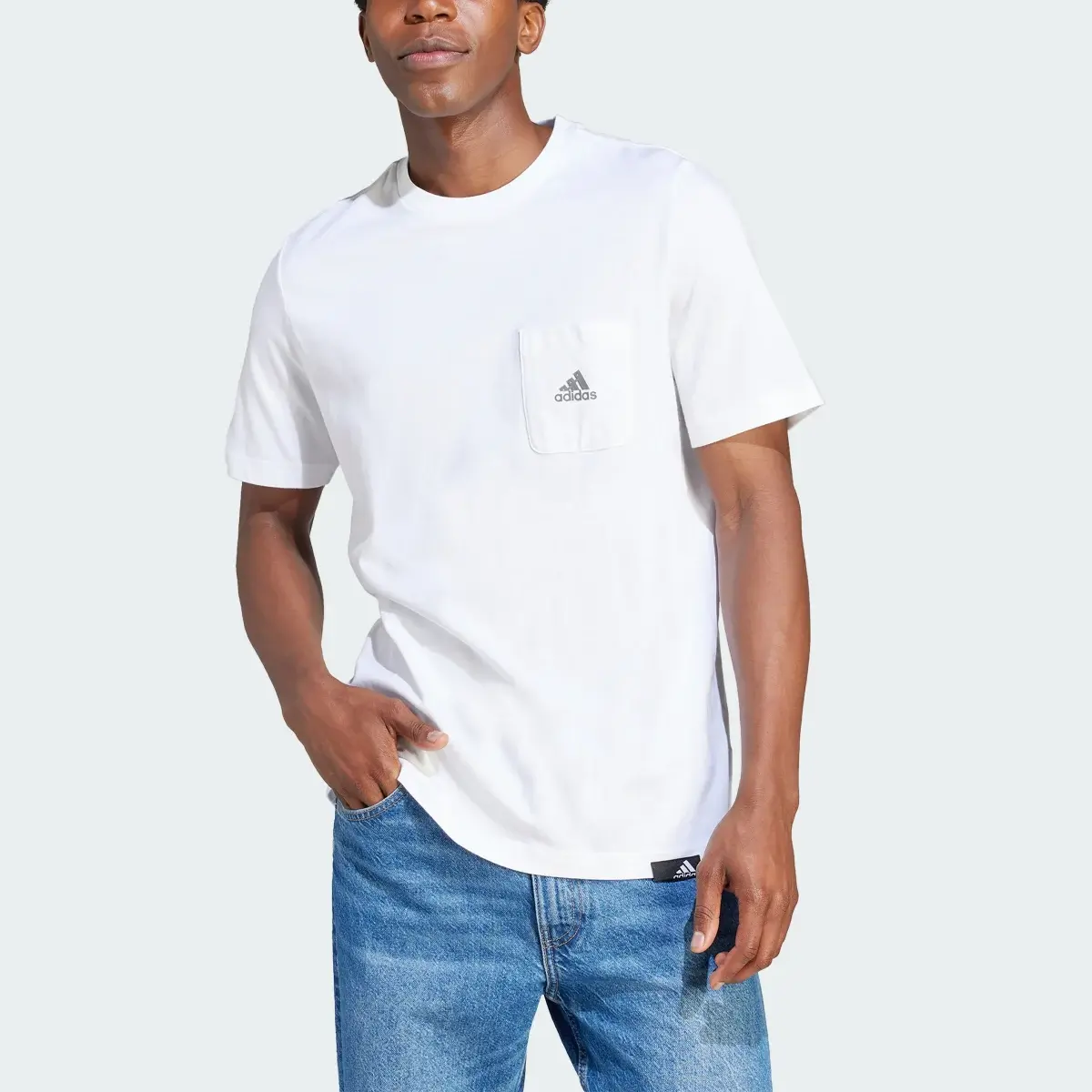 Adidas Sportswear Undeniable Pocket Tee. 1