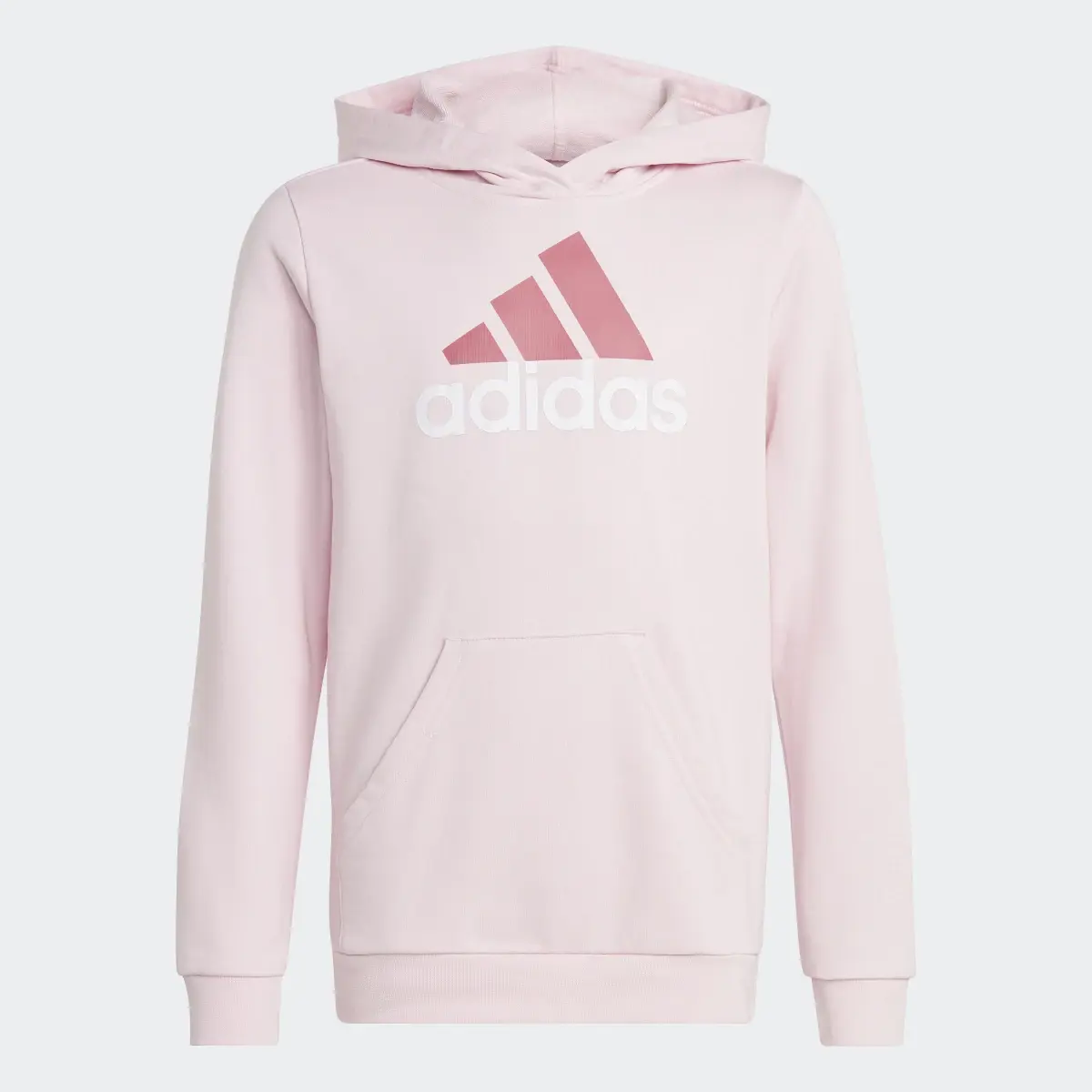 Adidas Essentials Two-Colored Big Logo Cotton Hoodie. 1