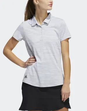 Adidas Space-Dyed Short Sleeve Golf Polo Shirt