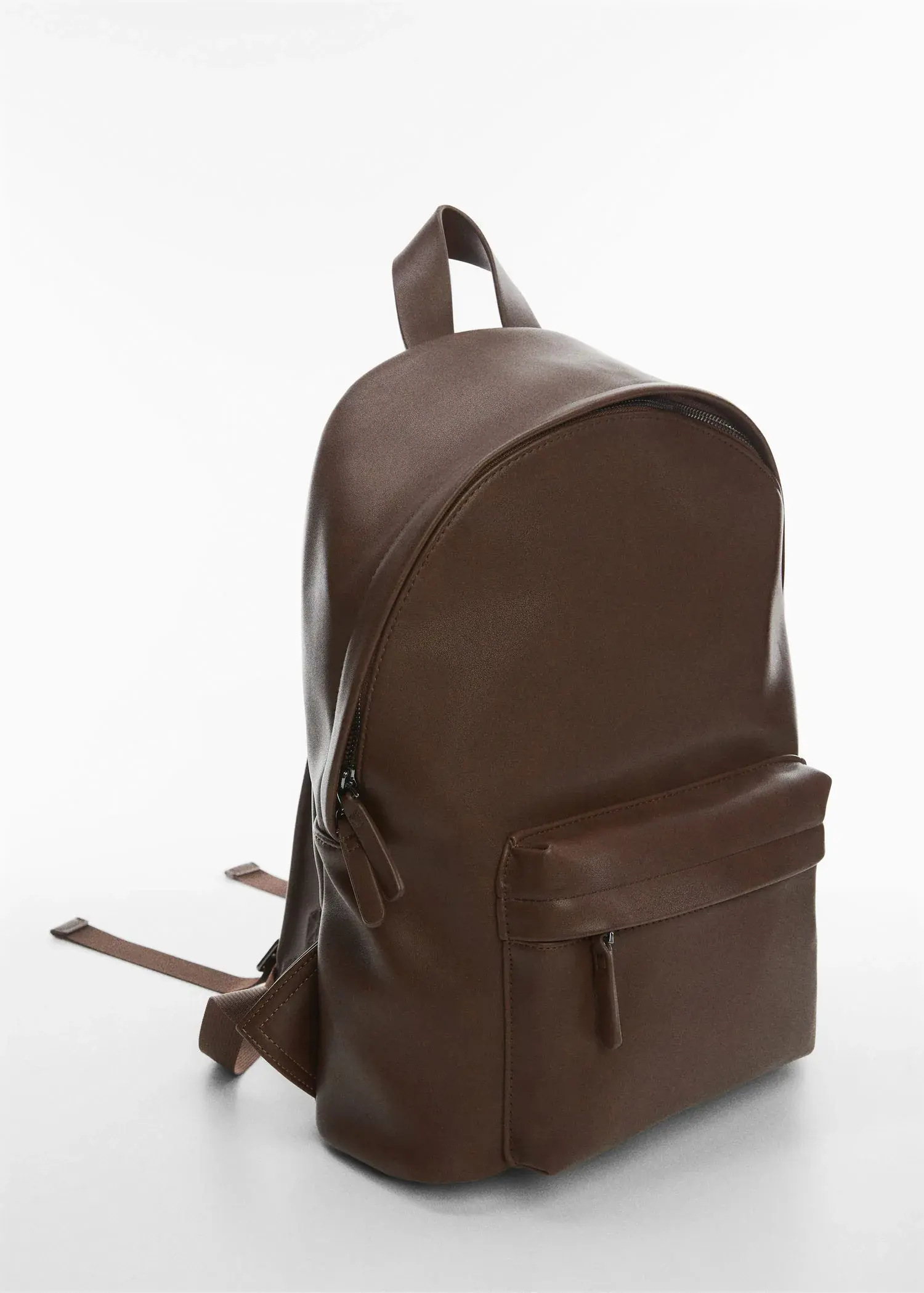 Mango Recycled leather backpack. 2
