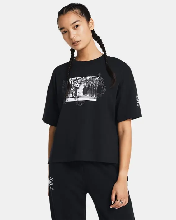 Under Armour Women's Curry x Bruce Lee Lunar New Year 'Future Dragon' Short Sleeve. 1
