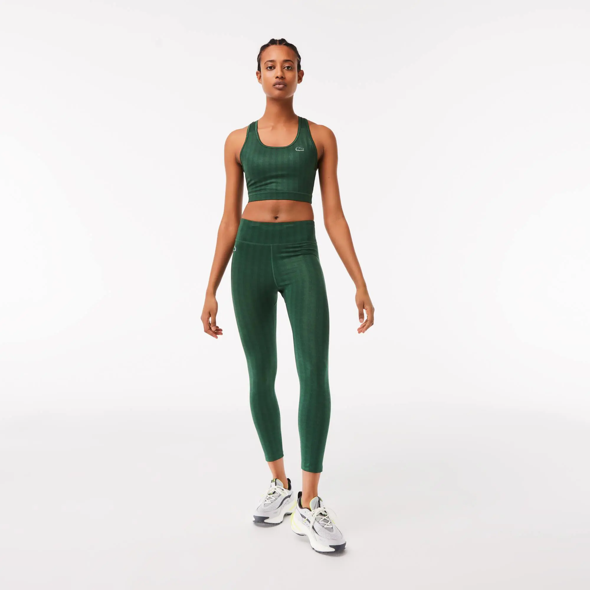 Lacoste Leggings da donna a vita alta con stampa all over Lacoste SPORT. 1 Lacoste Leggings da donna a vita alta con stampa all over Lacoste SPORT. 1