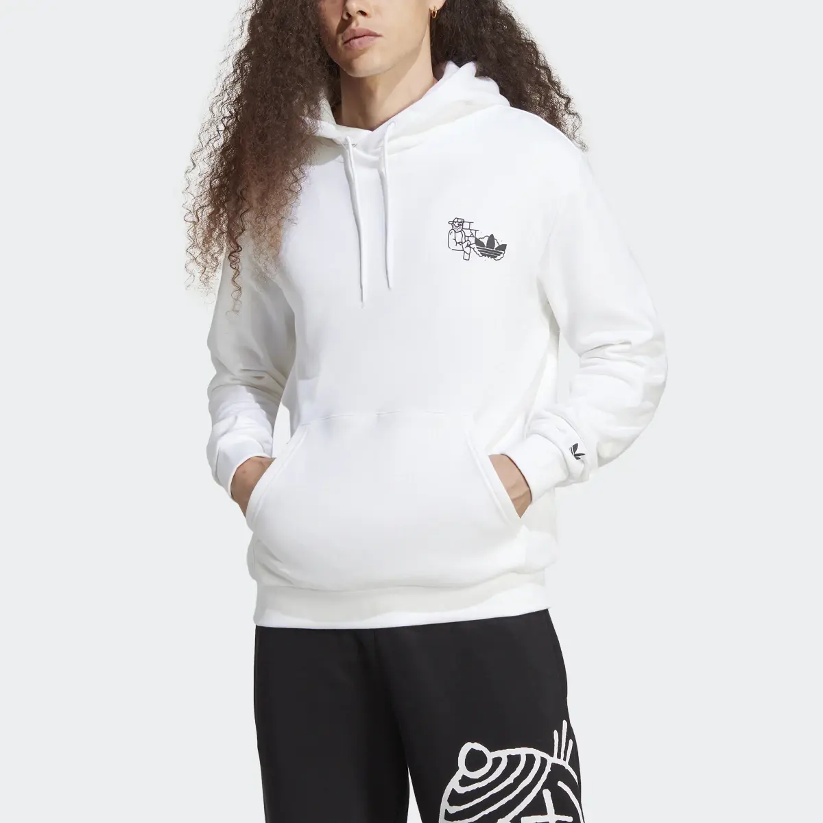 Adidas Sudadera con capucha Graphics Hack the Elite. 1