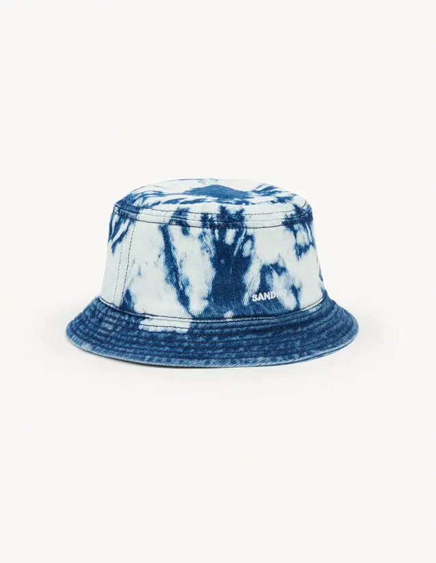 Sandro Tie-dye denim hat. 2