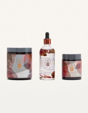 Wanderflower&#153 Time to Unwind Rose Oil Set green