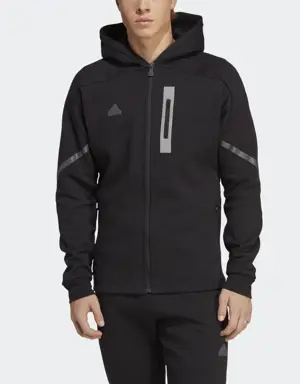 Adidas Designed for Gameday Full-Zip Hoodie