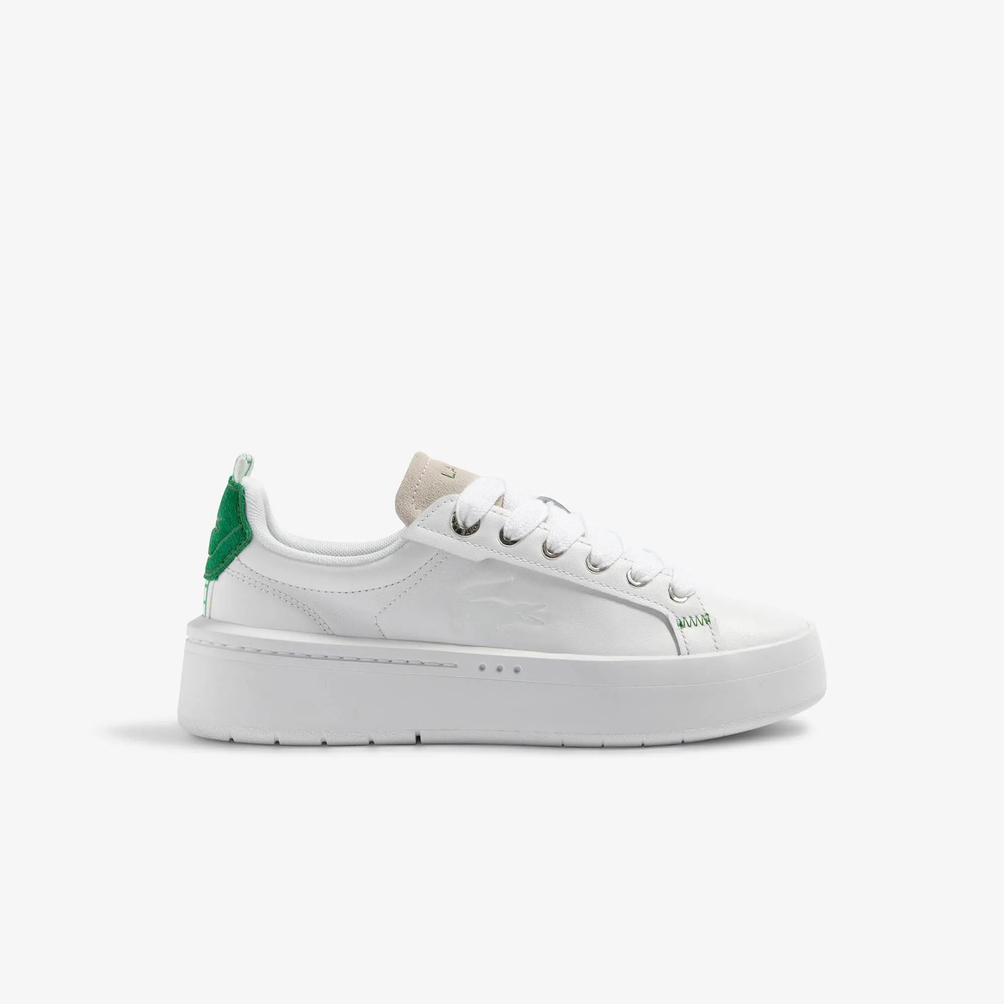 Lacoste Women's Carnaby Platform Leather Trainers. 1