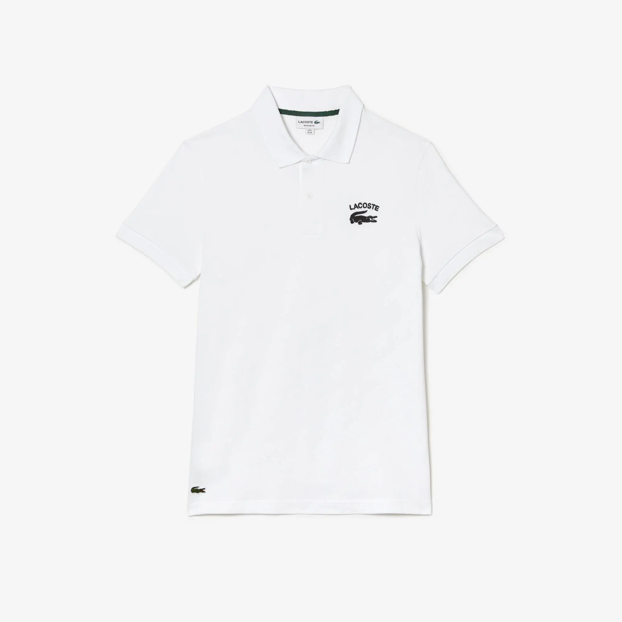 Lacoste Regular Fit Lacoste Branded Stretch Cotton Polo Shirt. 2