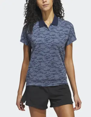 Go-To Printed Golf Polo Shirt