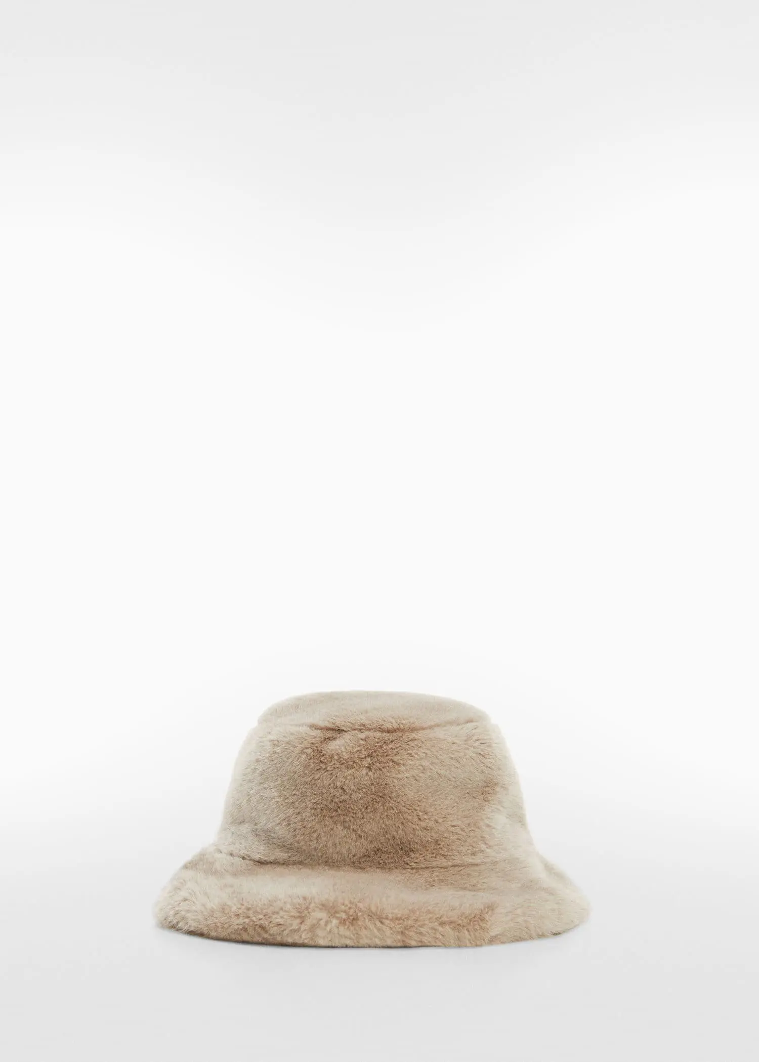 Mango Fur-effect bucket hat. 3