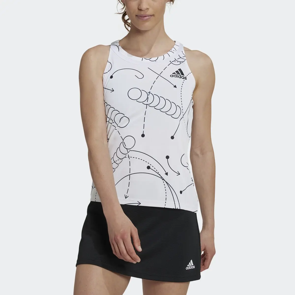 Adidas Club Tennis Graphic Tanktop. 1