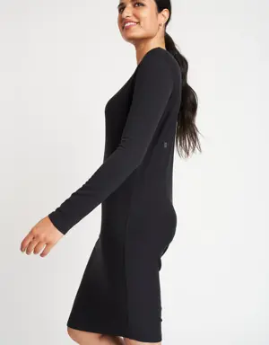 Wave Long Sleeve Dress